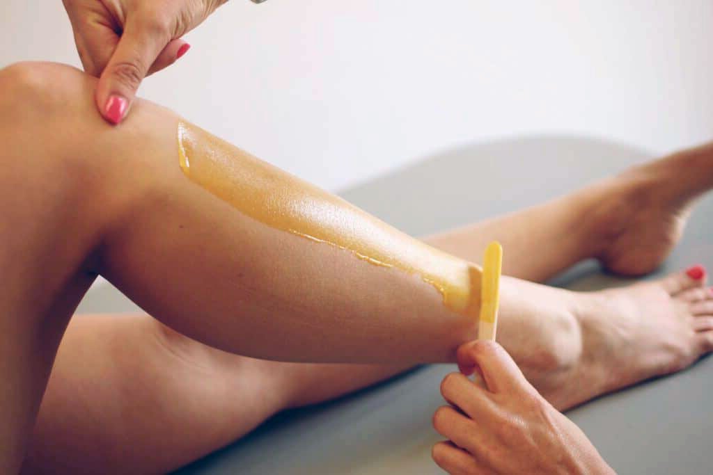 Professional body waxing treatment